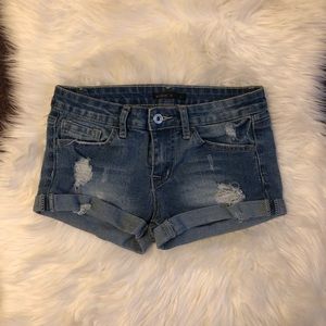 Denim shorts